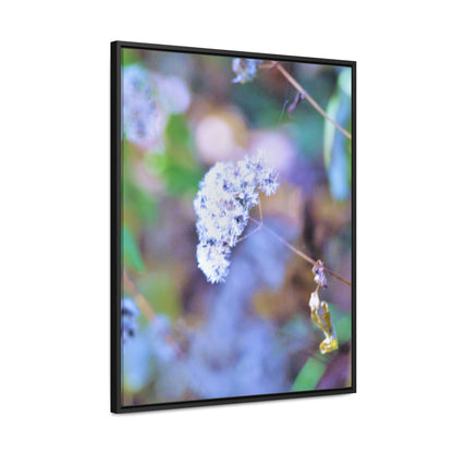 Macro Blue Gallery Canvas Wraps, Vertical Frame