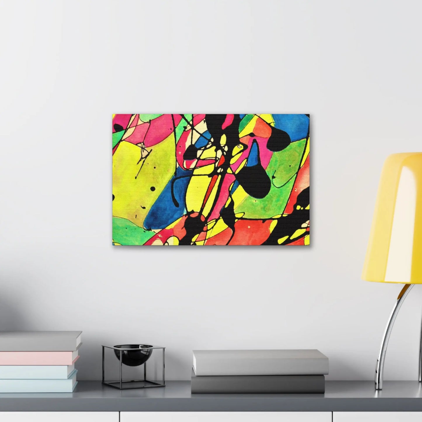 Exploding Earth Canvas Gallery Wraps 18″ x 12″ 1.25"