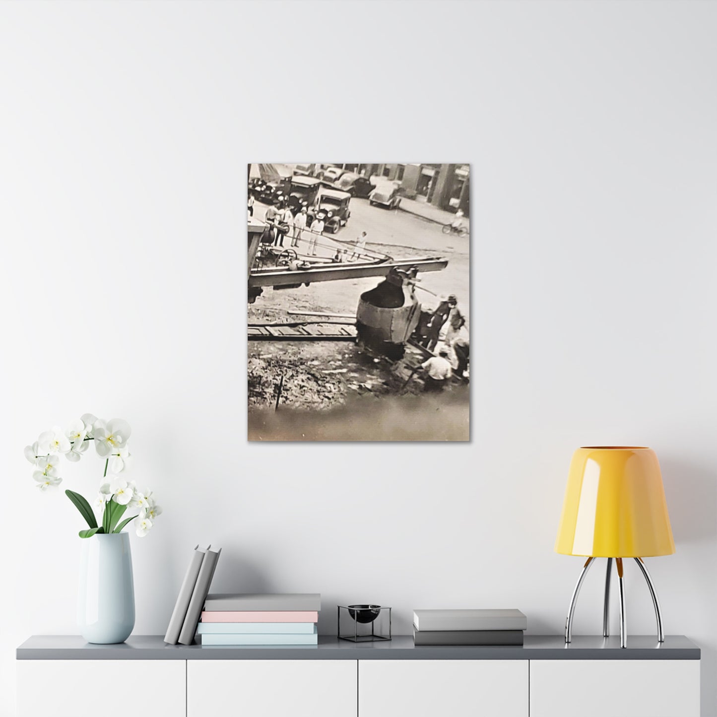 Concrete Worker Canvas Gallery Wraps