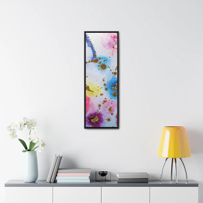 Purple Swirl Gallery Canvas Wraps, Vertical Frame