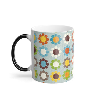 Color Morphing Floral Mug - 11oz - Kia Day Design