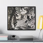 Eagles Nest Rock Yellowstone Gallery Canvas Wraps Horizontal Frame 24″ x 20″ Black 1.25"
