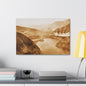 San Gabriel Dirt Fill Dam #1 Canvas Gallery Wraps Printify