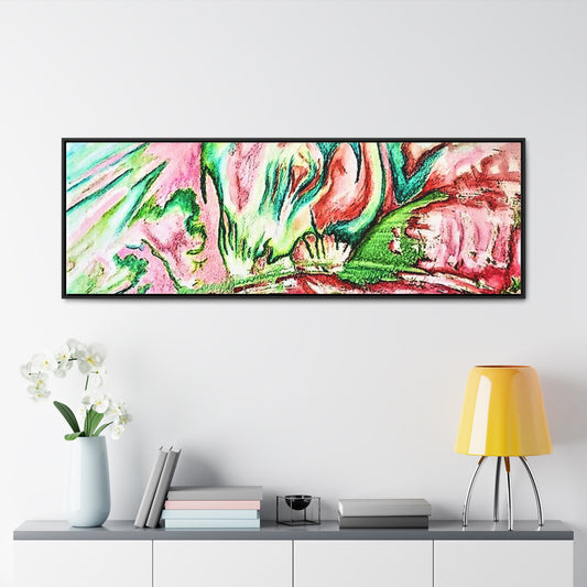 Pink Forest Gallery Canvas Wraps, Horizontal Frame