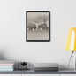 Buffalo at Redwood Falls Gallery Canvas Wraps Vertical Frame 11″ x 14″ Premium Gallery Wraps (1.25″) Black