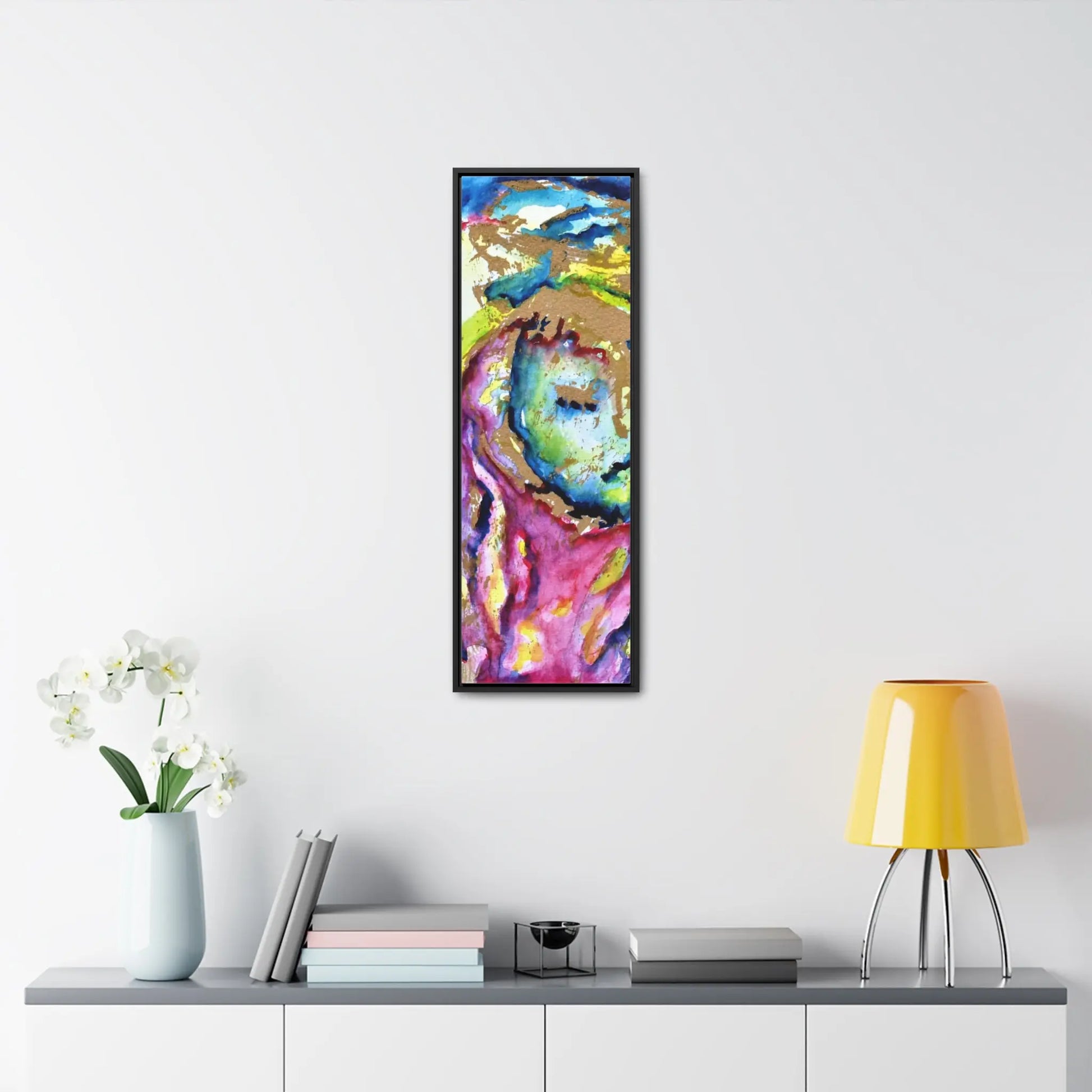 Mothers Face Gallery Canvas Wraps, Vertical Frame