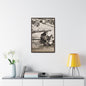 Concrete Worker Gallery Canvas Wraps Vertical Frame 20″ x 30″ Premium Gallery Wraps (1.25″) Walnut