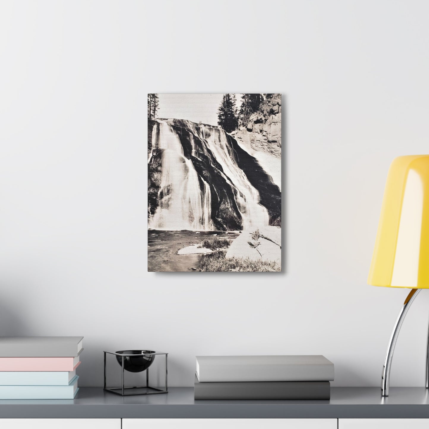 Gibbon Falls Yellowstone Canvas Gallery Wraps