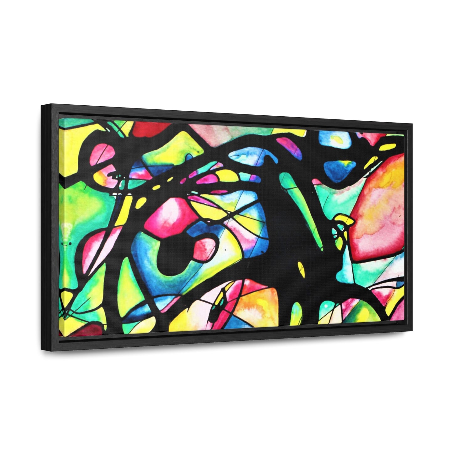 Peacock Gallery Canvas Wraps, Horizontal Frame