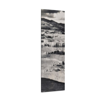 Springs at top of Jupiter Terrace Yellowstone Canvas Gallery Wraps