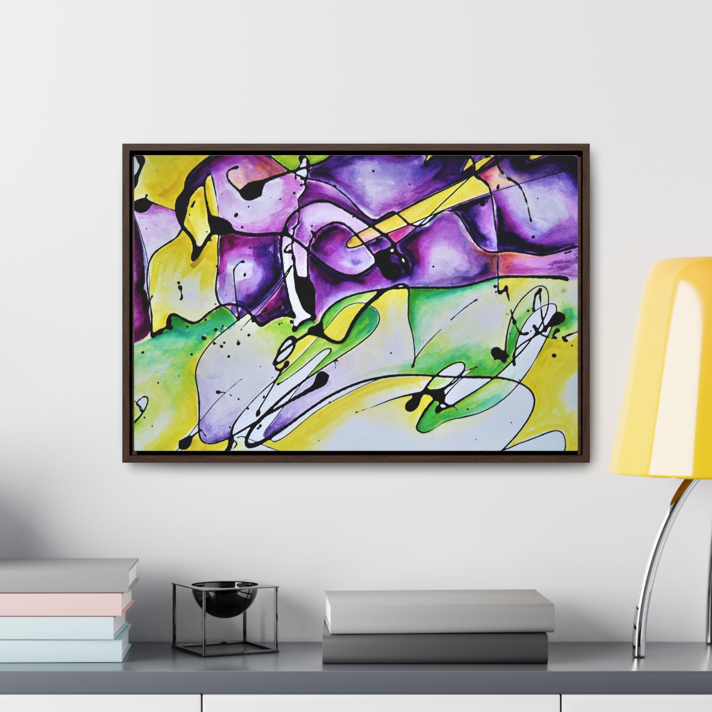 Purple Mountains Gallery Canvas Wraps, Horizontal Frame