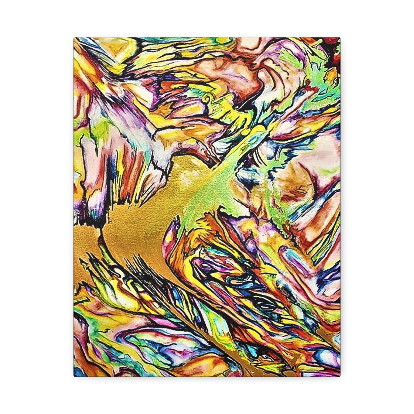 Phoenix Rising Stretched Canvas