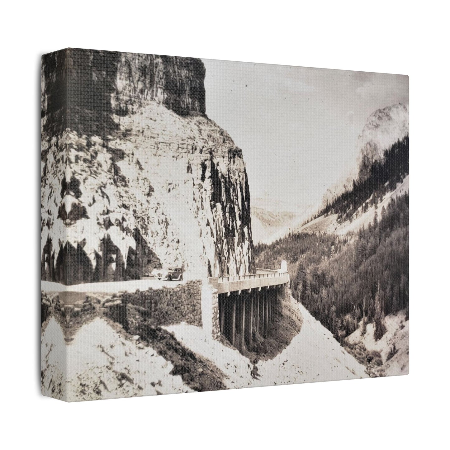 Golden Gate Canyon Colorado Satin Canvas, Stretched