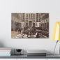 Rockefeller Plaza Canvas Gallery Wraps 24″ x 16″ 1.25"