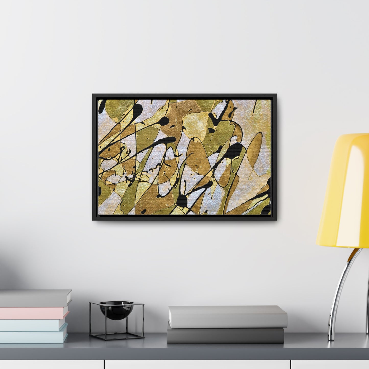 Gold Rush Gallery Canvas Wraps, Horizontal Frame