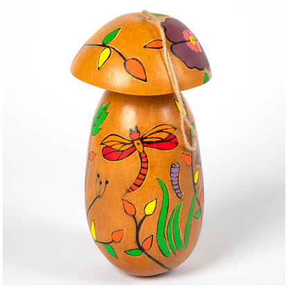 Hand Painted Gourd Birdhouse - - Birdhouses