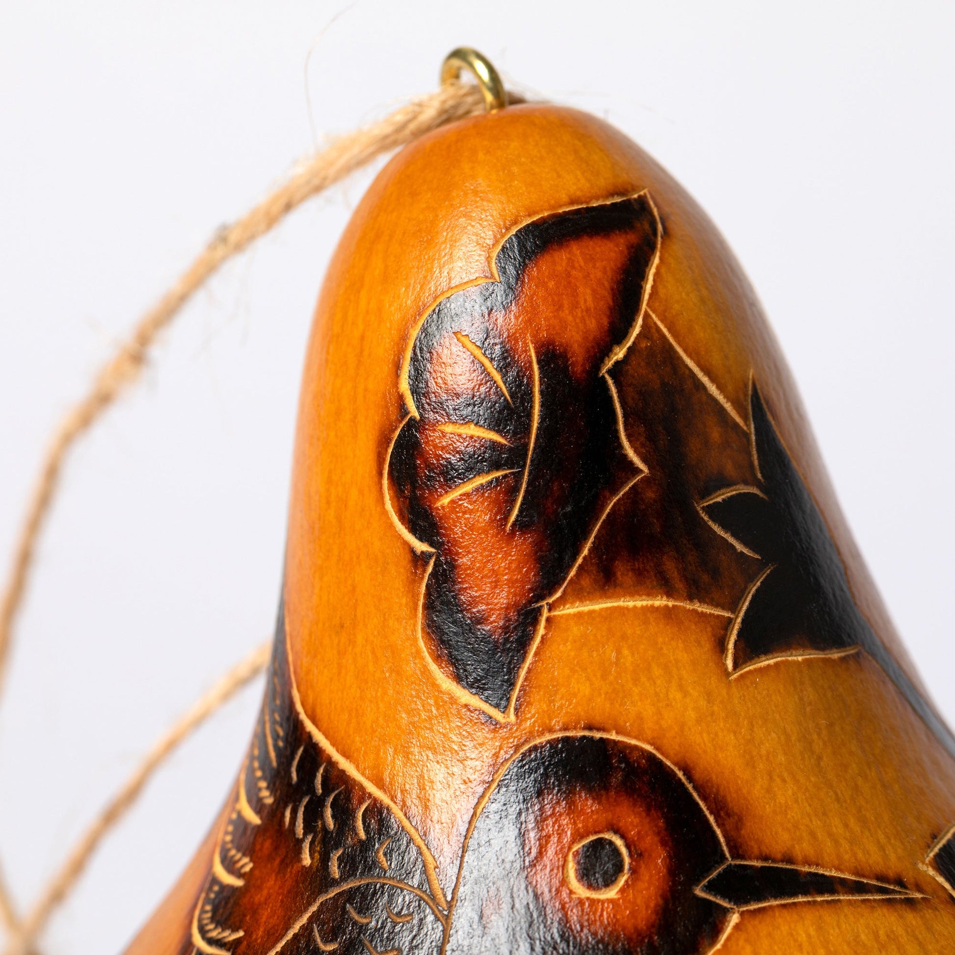 Hand Painted Gourd Birdhouse - - Birdhouses
