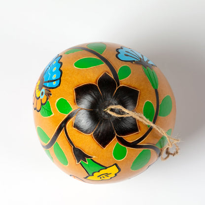 Hand Painted Gourd Birdhouse - - Birdhouses