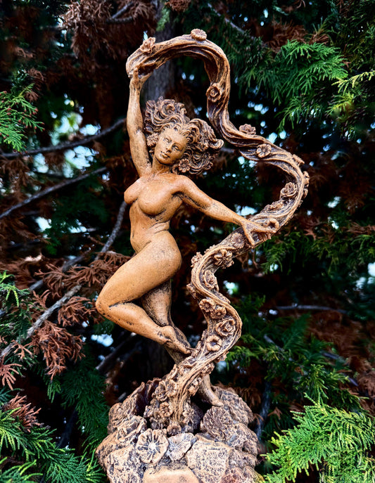 Gaia Statue: Goddess of the Earth | Mythological Gods Figurine | Myths and Legends Statue |Statue for Nature and Fantasy Art Lover Decor - -