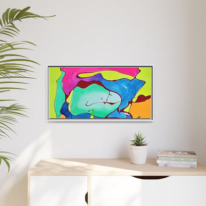 Kool Kid Matte Canvas Framed - Kia Day Design