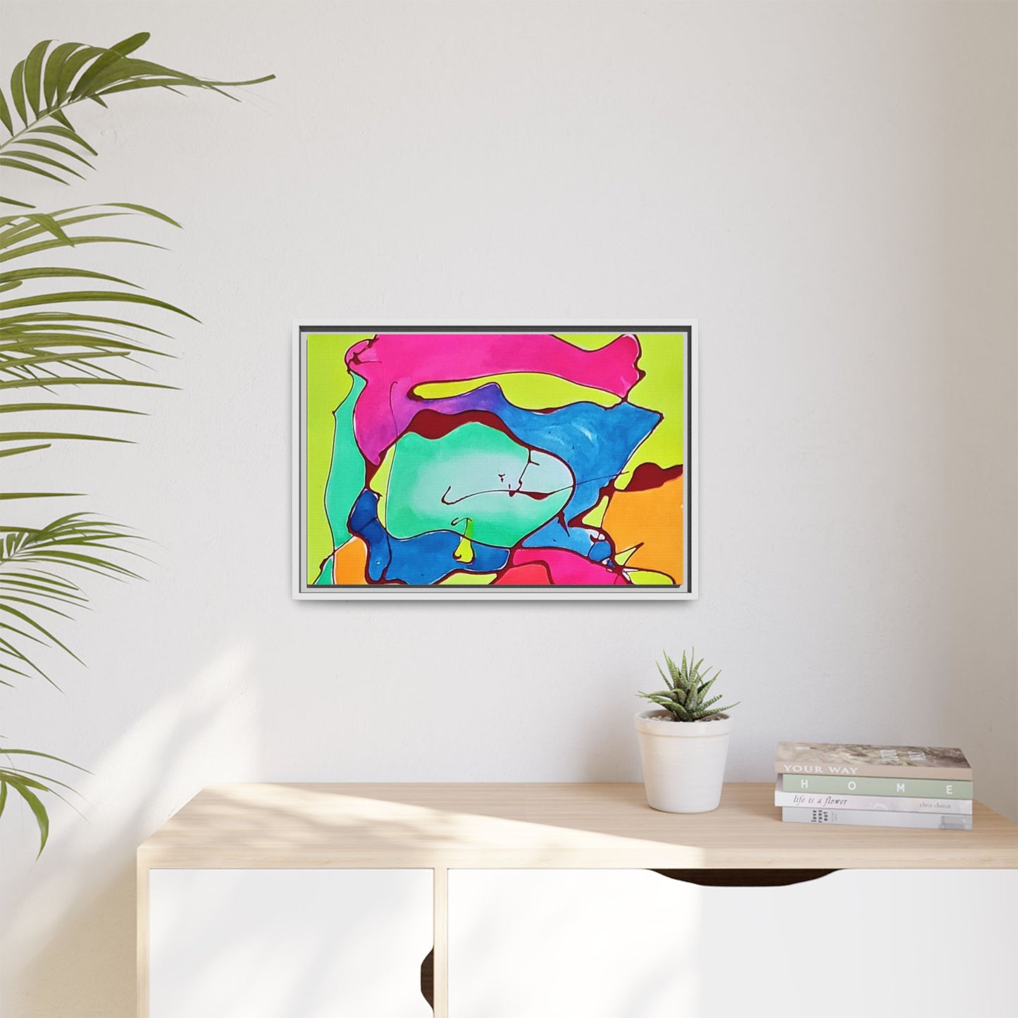 Kool Kid Matte Canvas Framed - Kia Day Design