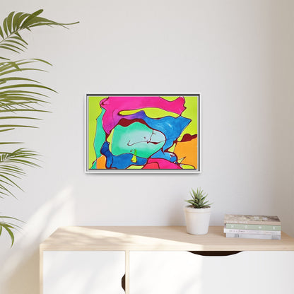 Kool Kid Matte Canvas Framed - Kia Day Design