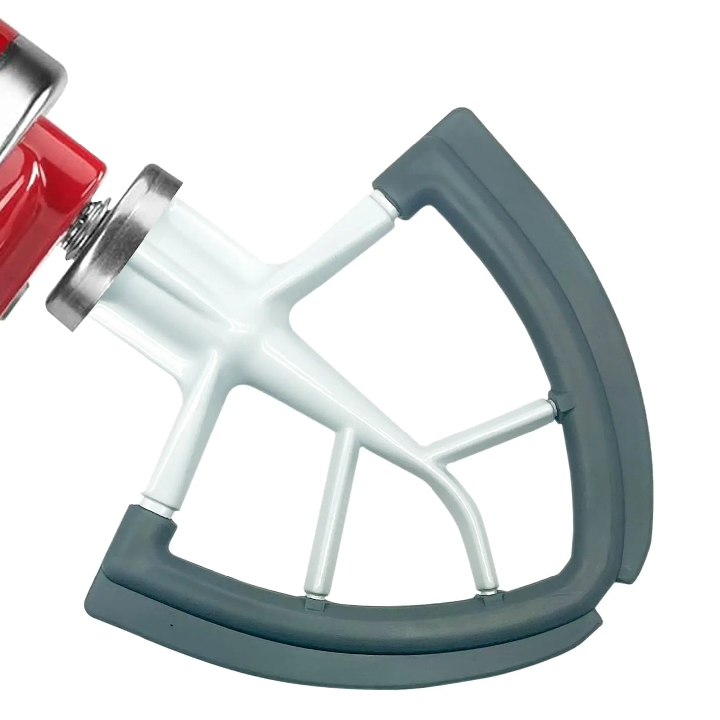 Flex Edge Beater for KitchenAid 4.5/5 QT Tilt Head Stand Mixer Kitchen Aid Mixer Accessory With Silicone Edges - Gray - mixer attachment