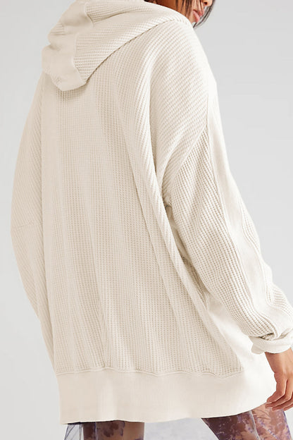 Zip-Up Long Sleeve Jacket - -