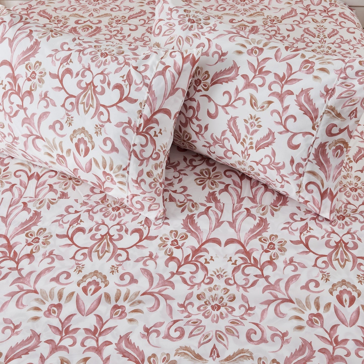 Watercolor Floral Sheet Set - Delia Collection - - Sheets