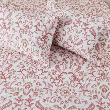 Watercolor Floral Sheet Set - Delia Collection - - Sheets