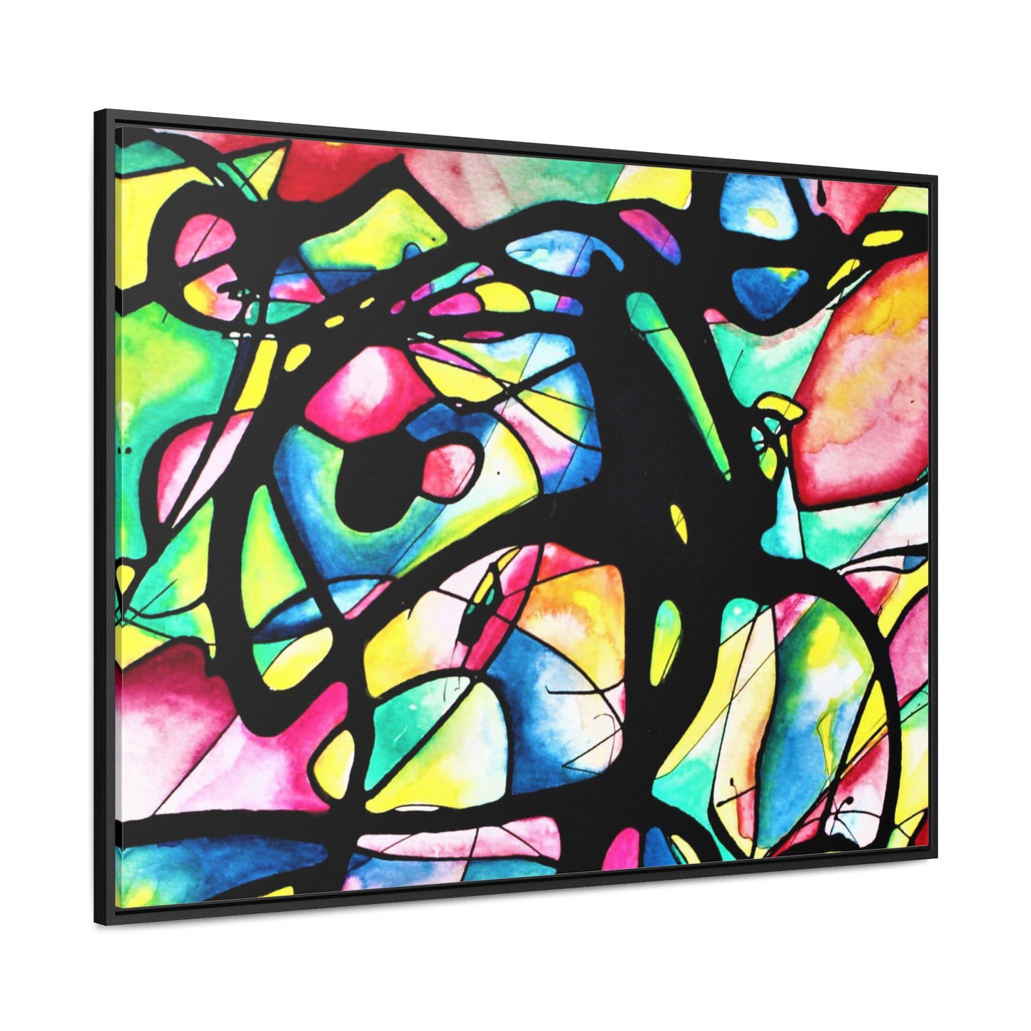 Peacock Gallery Canvas Wraps, Horizontal Frame