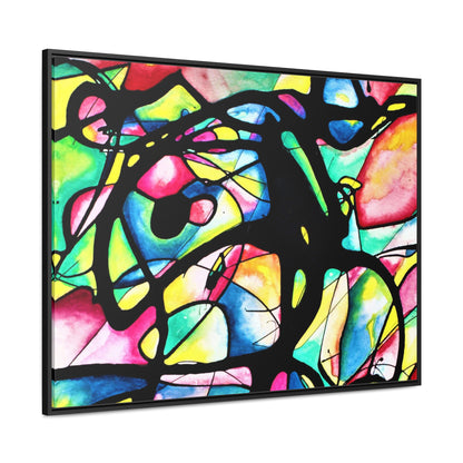 Peacock Gallery Canvas Wraps, Horizontal Frame