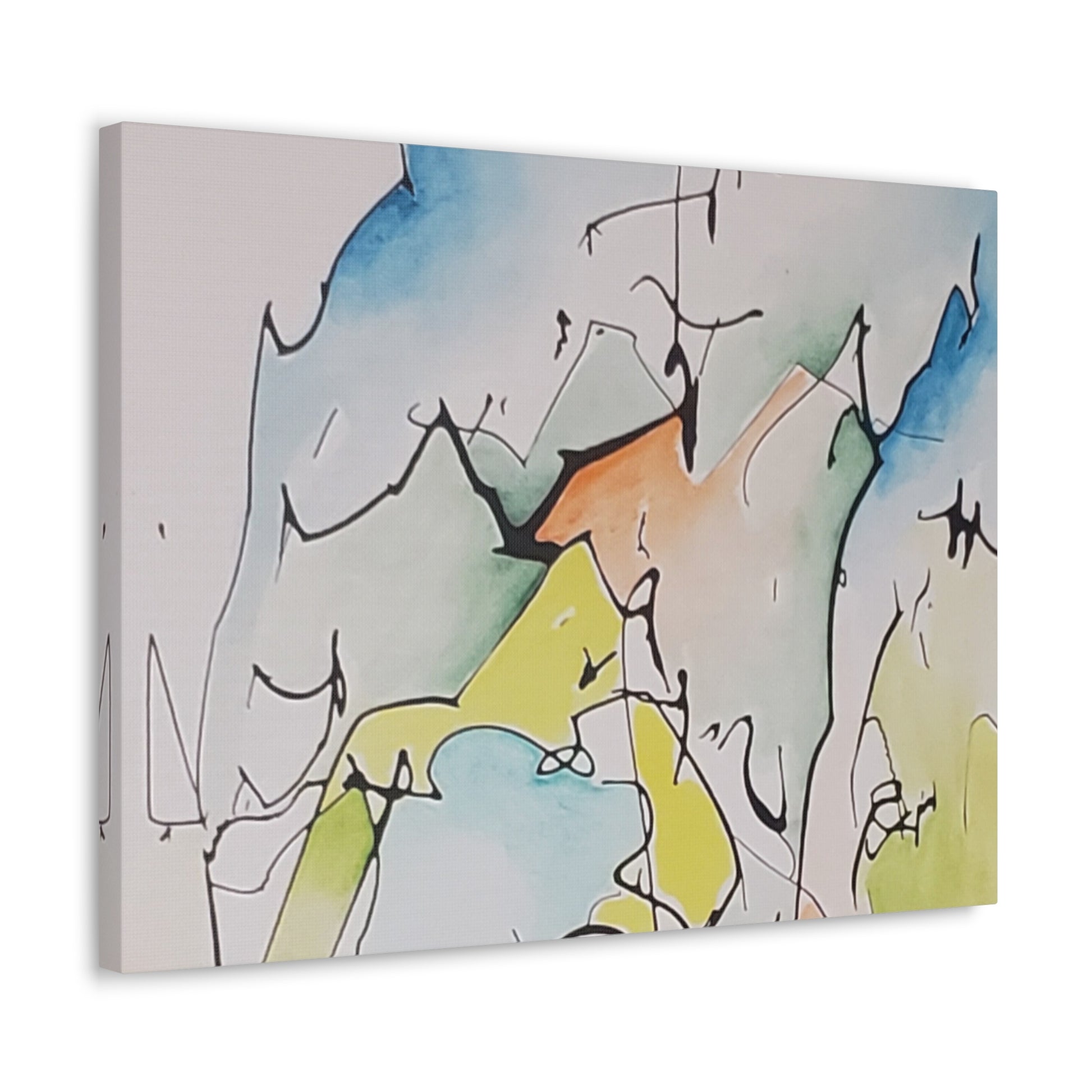 Misty Mountains Canvas Gallery Wraps