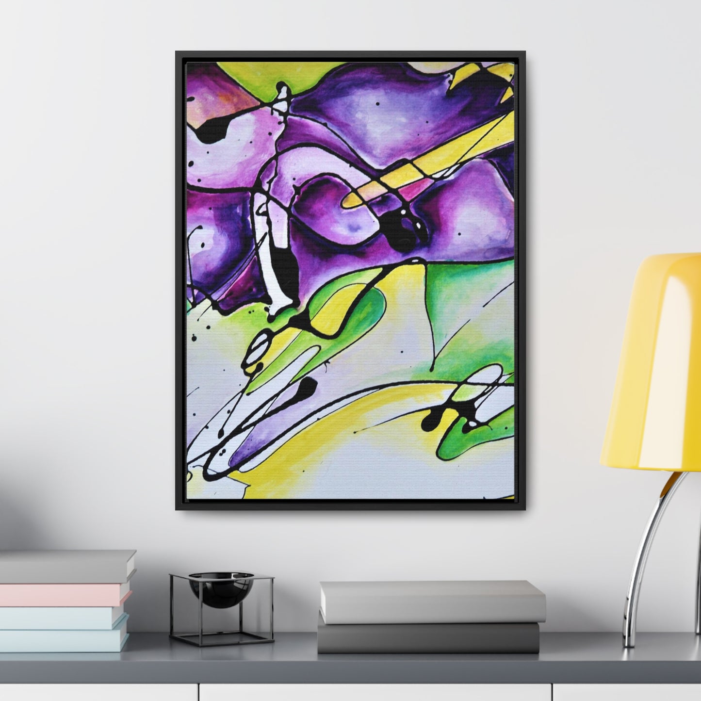 Purple Mountains Gallery Canvas Wraps, Vertical Frame