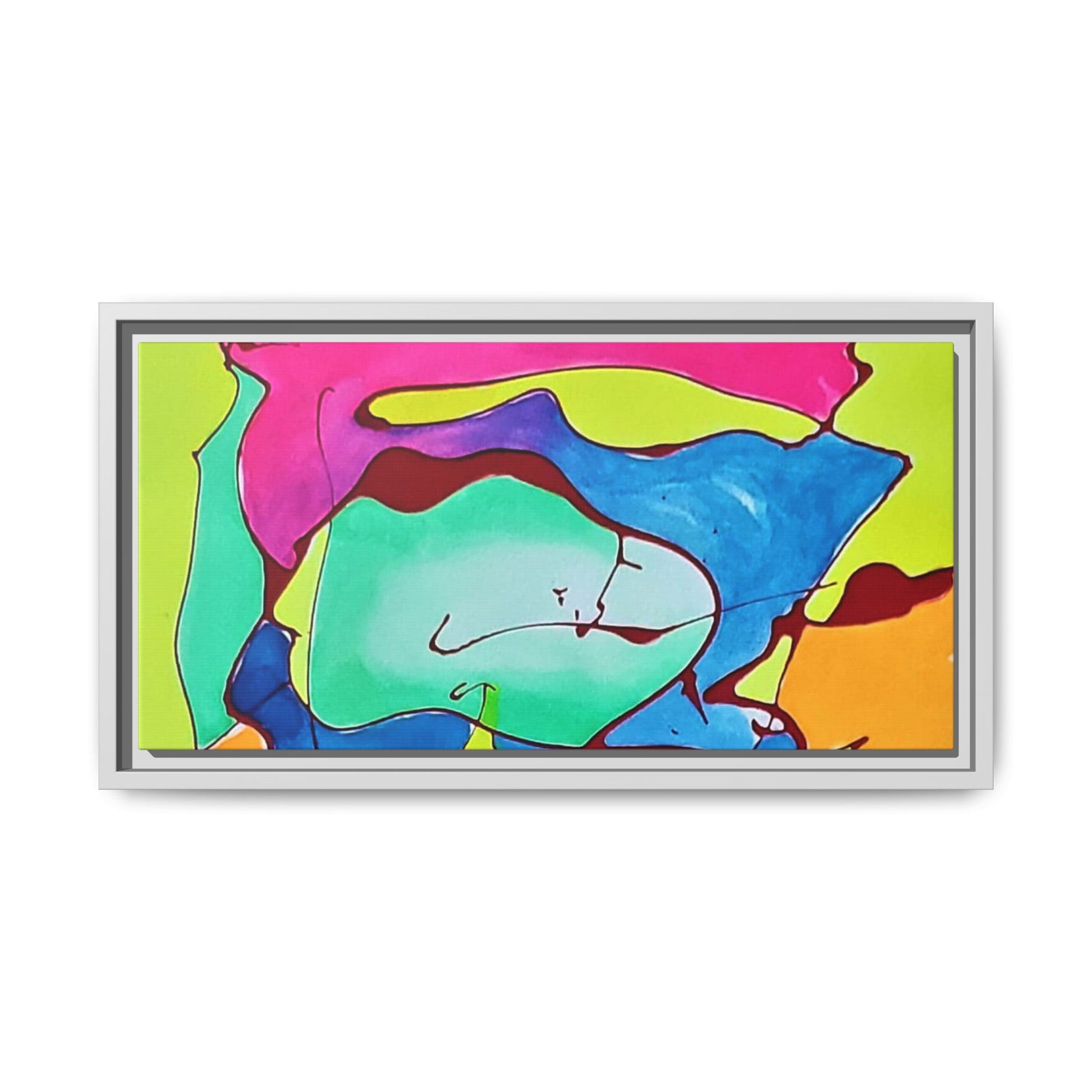 Kool Kid Matte Canvas Framed - Kia Day Design