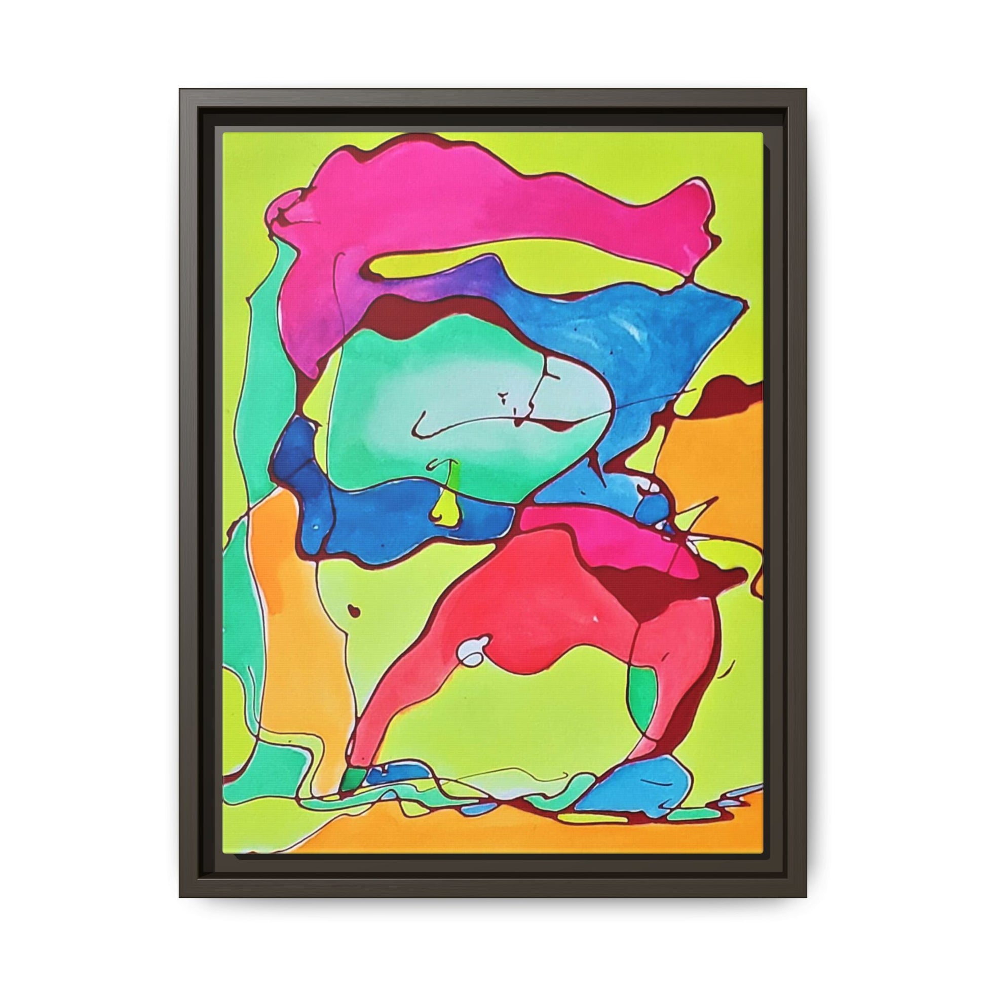 Kool Kid Matte Canvas Framed - Kia Day Design
