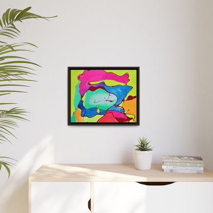 Kool Kid Matte Canvas Framed - Kia Day Design