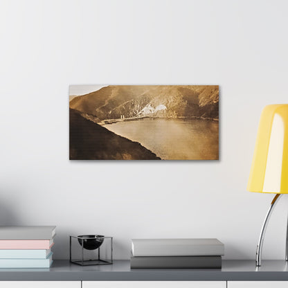 Morris Dam Lake Canvas Gallery Wraps 20″ x 10″ 1.25"