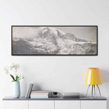 Mount Rainier Gallery Canvas Wraps Horizontal Frame 60″ x 20″ Black Premium Gallery Wraps (1.25″)
