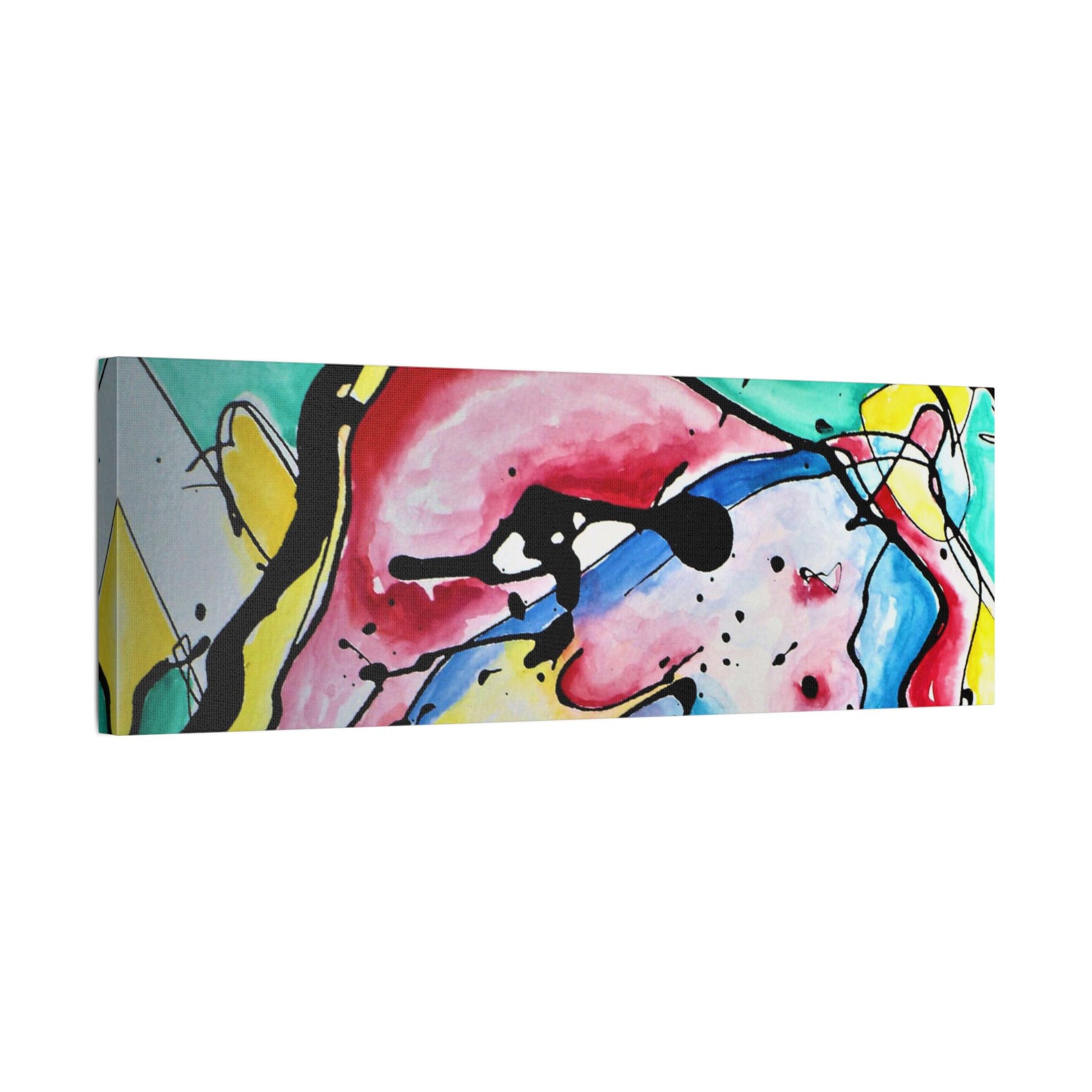 3rd Eye Sundae Satin Canvas Stretched - Kia Day Design