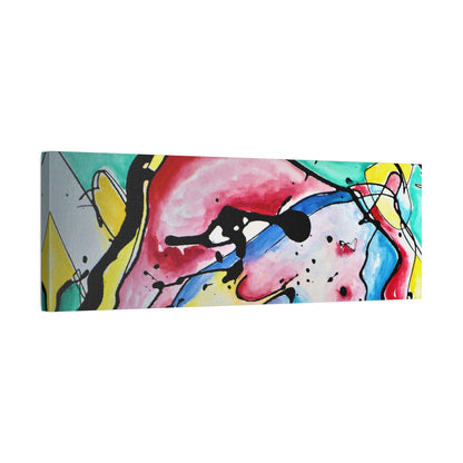 3rd Eye Sundae Satin Canvas Stretched - Kia Day Design