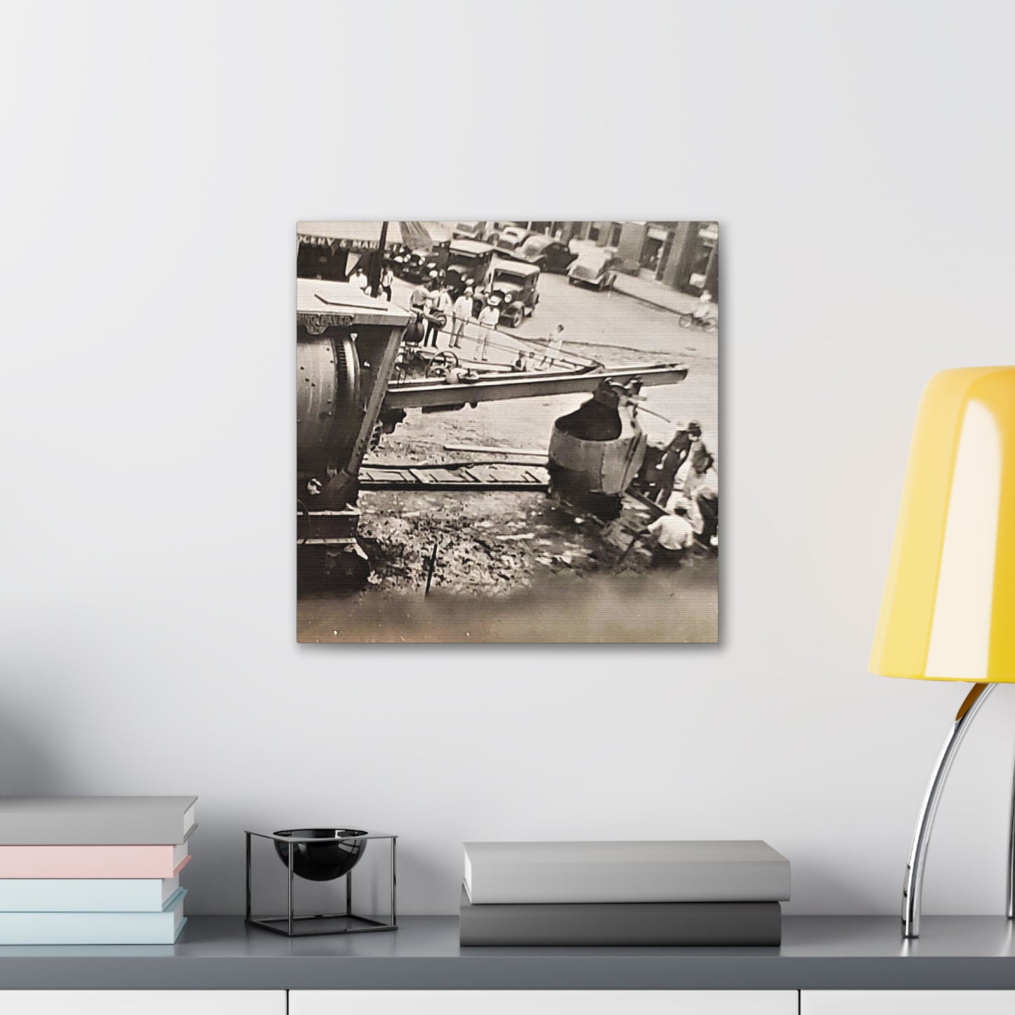 Concrete Worker Canvas Gallery Wraps