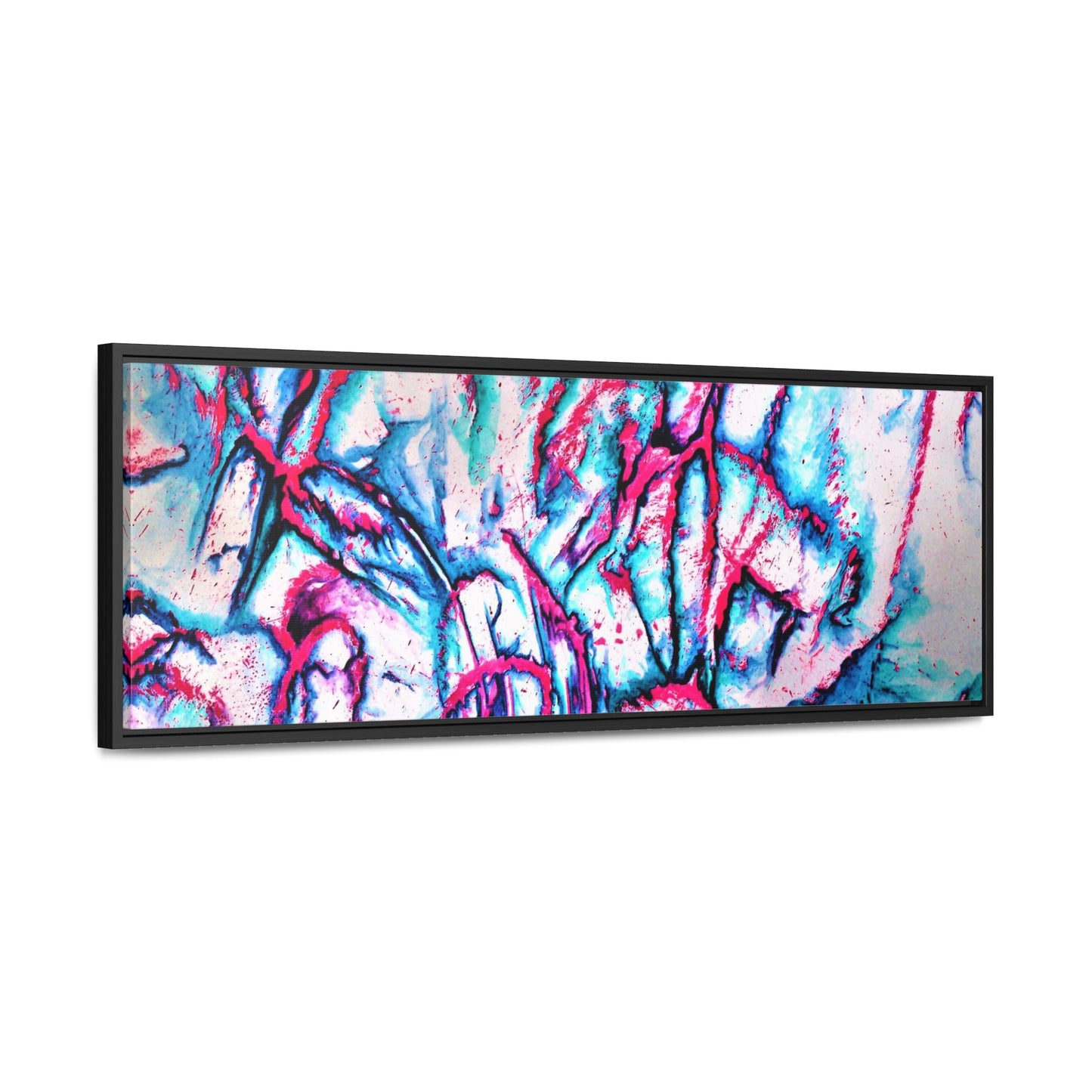 Pink Jellyfish Gallery Canvas Wraps, Horizontal Frame