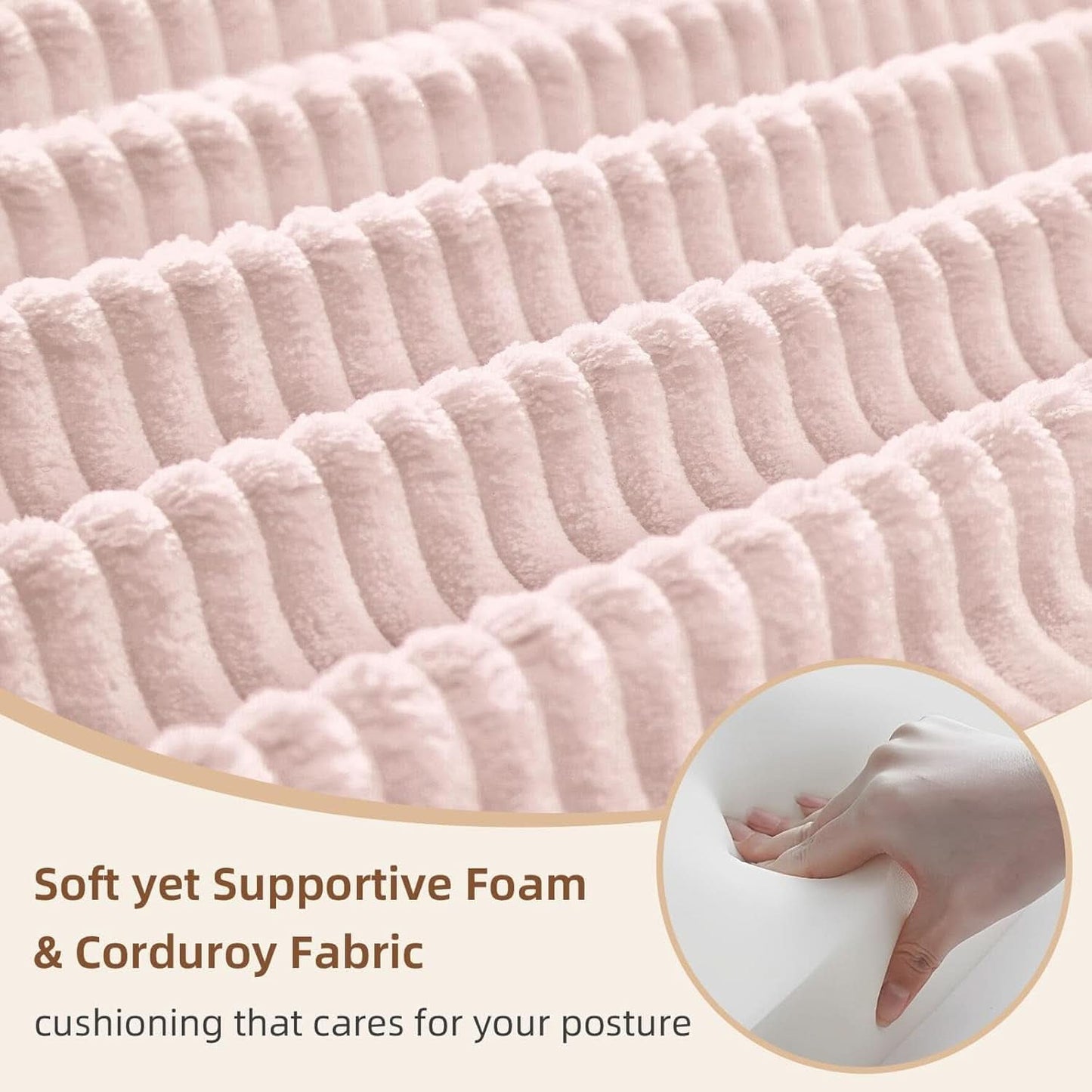 Transformable Sofa Bed QueenSize Pink Folding Frame- ShipItFurniture- {{Product type}}