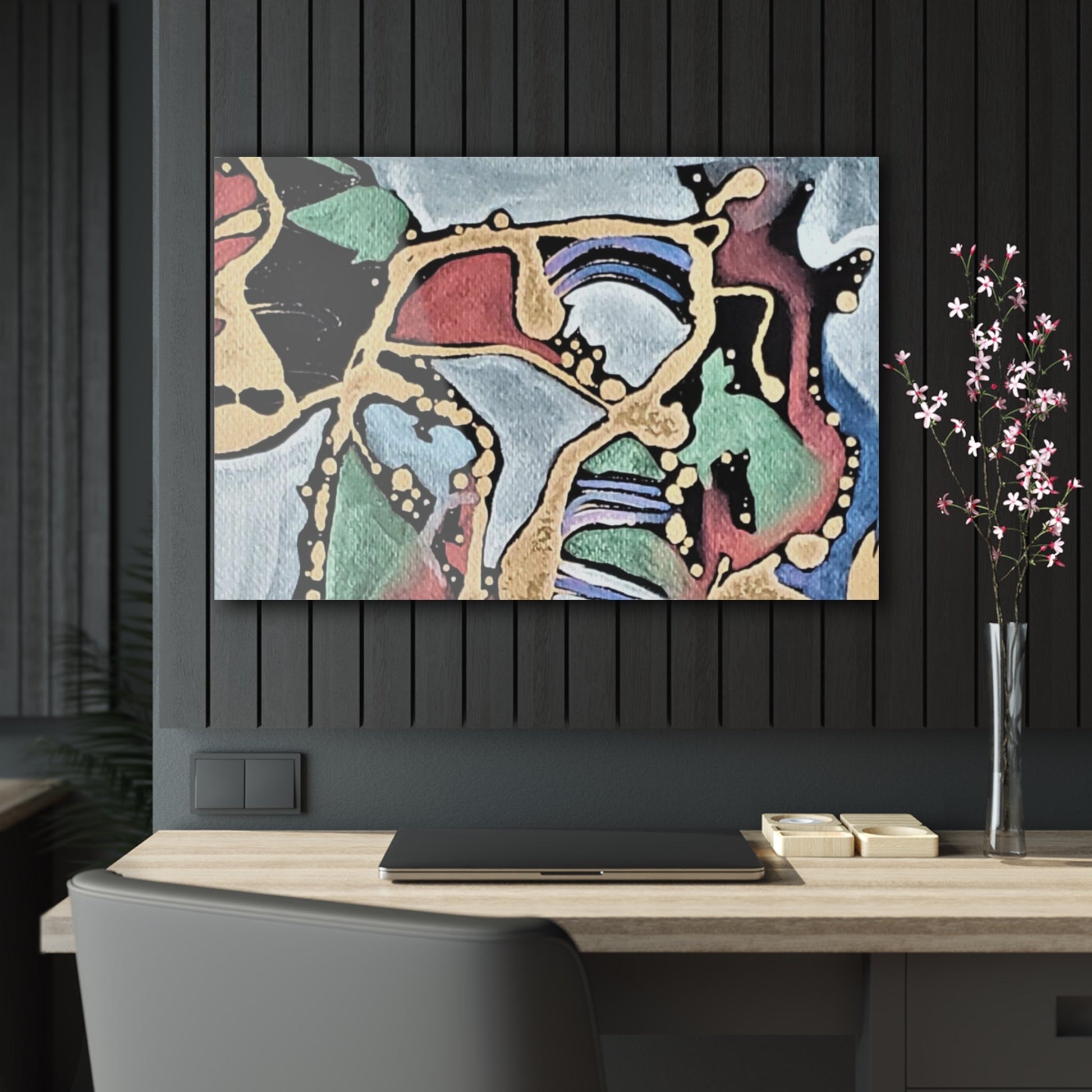 Angry Cat Acrylic Prints - 36" x 24" (Horizontal) Glossy - Home Decor