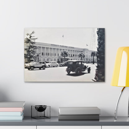Sunset Bowling Center Largest in U.S 1939 Canvas Gallery Wraps 24″ x 16″ 1.25"
