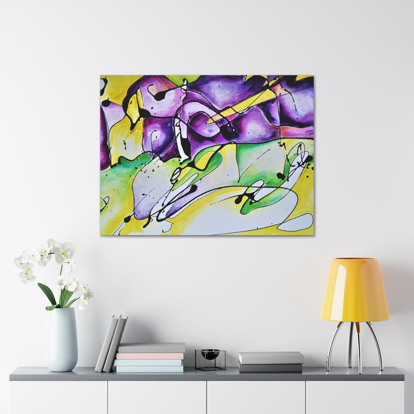 Purple Mountains Canvas Gallery Wraps