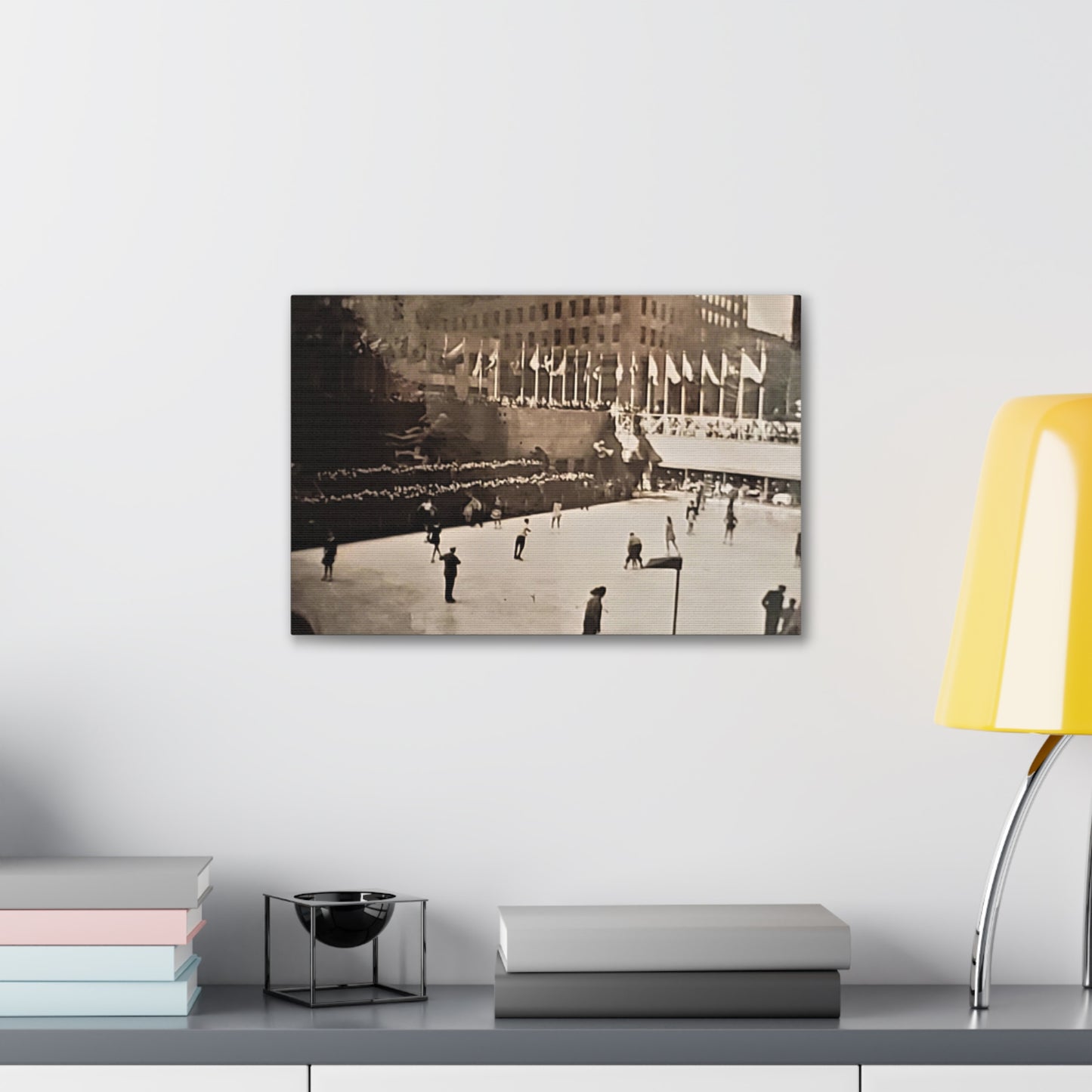 Rockefeller Plaza Easter 1945 Canvas Gallery Wraps