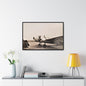 Refueling Mid-Contintent Chief Line 1939 Gallery Canvas Wraps Horizontal Frame 36″ x 24″ Black Premium Gallery Wraps (1.25″)