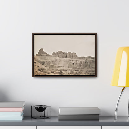 West Gallery Canvas Wraps Horizontal Frame 18″ x 12″ Walnut Premium Gallery Wraps (1.25″)